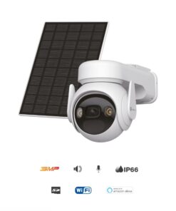 Dome WiFi IP 3MP con PAN/TILT e pannello solare VESTA-463